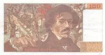 Frankreich 100 Francs Delacroix - 1991 Serial P.205 - VF