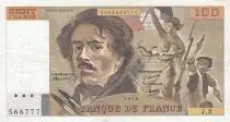 Frankreich 100 Francs Delacroix 1978 - Serial J.3