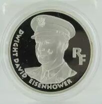 Frankreich 100 Francs Dwight David Eisenhower - 1994 - Silver - Proof