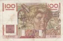 Frankreich 100 Francs Farmer -  03-10-1946 - Serial E.102 - P.128