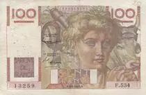 Frankreich 100 Francs Farmer -  05-02-1953 - Serial F.534 - P.128