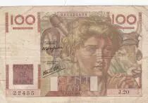 Frankreich 100 Francs Farmer -  07-01-1945 - Serial J.20 - P.128