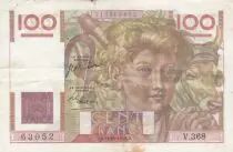 Frankreich 100 Francs Farmer -  12-10-1950 - Serial V.368 - P.128