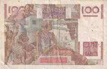 Frankreich 100 Francs Farmer - 02-10-1952 - Serial Q.488 - VF