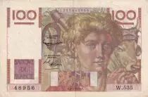 Frankreich 100 Francs Farmer - 05-02-1953 - Serial W.535 - VF