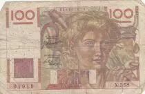 Frankreich 100 Francs Farmer - 29-06-1950 - Serial X.358