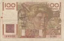 Frankreich 100 Francs Jeune Paysan - ann�es 1945 � 1954