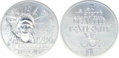 Frankreich 100 Francs Liberty - 1986 - BU