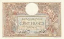 Frankreich 100 Francs LOM - large cartridges - 09-06-1932 - Serial H.35535