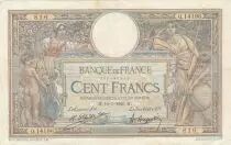Frankreich 100 Francs LOM - large cartridges - 10-05-1926 - Serial Q.14196