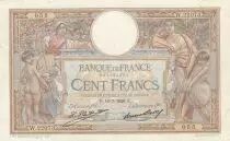 Frankreich 100 Francs LOM - large cartridges - 16-07-1928 - Serial W.22073