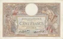 Frankreich 100 Francs LOM - large cartridges - 25-02-1932 - Serial X.34496