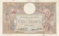Frankreich 100 Francs LOM - large cartridges - 29-12-1932 - Serial E.38435