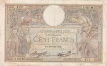 Frankreich 100 Francs Luc Olivier Merson - 09-09-1937 -  Serial S.55546