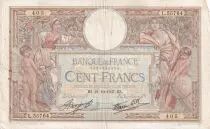 Frankreich 100 Francs Luc Olivier Merson - 21-10-1937 - Serial L.55764