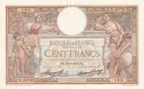 Frankreich 100 Francs Luc Olivier Merson - 23-03-1933 -  Serial X.39730