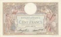 Frankreich 100 Francs Luc Olivier Merson - 28-11-1935 -  Serial F.49979