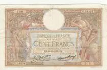 Frankreich 100 Francs Luc Olivier Merson - 29-12-1932 -  Serial U.38326
