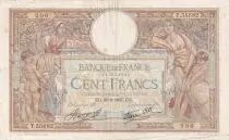 Frankreich 100 Francs Luc Olivier Merson - 30-09-1937 - Serial T.55682