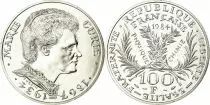 Frankreich 100 Francs Marie Curie - 1984 - Silver