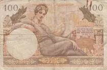 Frankreich 100 Francs Mercury, French Treasury - 1947 - Serial F.1