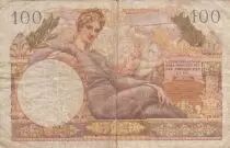 Frankreich 100 Francs Mercury, French Treasury - 1947 - Serial R.1