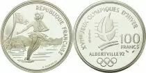 Frankreich 100 Francs Olympics games Albertville 1992 - Figure Skating - Silver