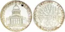 Frankreich 100 Francs Pantheon - 1986 AU - Silver