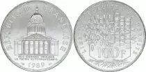 Frankreich 100 Francs Pantheon - 1989 UNC - Silver