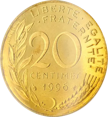 Frankreich 100 Francs Pantheon - 1996 XF - Silver
