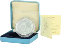 Frankreich 100 Francs Paralympic Games - 1992 - Silver - With box and certificate - Proof