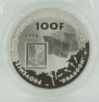 Frankreich 100 Francs Silver Marshall De Lattre de Tassigny - 1994 - Proof
