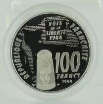 Frankreich 100 Francs Silver Sainte-M&egrave;re-&Eacute;glise - 1994 - Essai