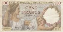 Frankreich 100 Francs Sully - 04-09-1941 - Serial T.24003
