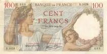 Frankreich 100 Francs Sully - 28-09-1939 Serial B.1626 - VF