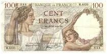 Frankreich 100 Francs Sully - 30.11.1939 - Serial M.4520 - Fay.26.16