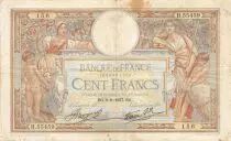 Frankreich 100 Francs Women and childs - 09-09-1937 Serial H.55459 - F