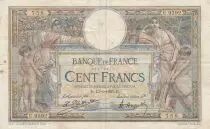 Frankreich 100 Francs Women and childs - 13-06-1923  Serial U.9392 - F to VF