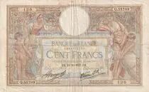Frankreich 100 Francs Women and childs - 21-10-1937 - Serial Q.55789 - F