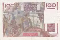 Frankreich 100 Francs Young farmer - 03.04.1952 - Serial A.449