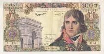 Frankreich 100 NF - Bonaparte - 03-12-1959 - Serial U.41 - P.144
