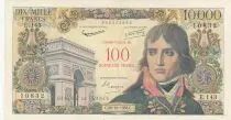 Frankreich 100 NF on 10000 Francs - Bonaparte - 30-10-1958 - Serial E.143