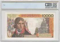 Frankreich 100 NF on 10000 Francs - Bonaparte - 30-10-1958 - Serial F.141 - PCGS 55