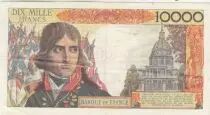Frankreich 100 NF on 10000 Francs - Bonaparte - 30-10-1958 - Serial T.152