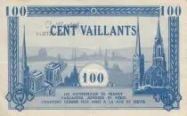 Frankreich 100 Vaillants - Catholic Scouts Ticket - 1940-1950 - Mighty Souls Stamp