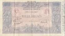 Frankreich 1000 Francs - Blue and pink - 08-06-1926 - Serial A.2435