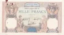 Frankreich 1000 Francs - Ceres & Mercure - 20-10-1938 - Serial O.4285 - P.90