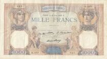 Frankreich 1000 Francs - Ceres and Mercury - 16-06-1932 - Series Q.1977