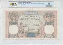Frankreich 1000 francs - Ceres and Mercury - 30-03-1939 - Serial B.6820 - PCGS 30 VF - P.90c