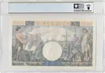 Frankreich 1000 Francs - Commerce and Industry - 06-07-1944 Serial D.3620